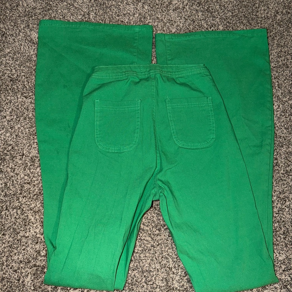 EUC WOMENS JCJQ MEDIUM STRETCH Vibrant Green Women's Jeans FLARES BOUTIQUE
